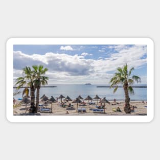 Tenerife beach view Sticker